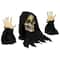 8" LED Lighted Grim Reaper with Sound Outdoor Halloween Decoration